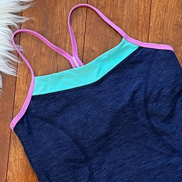 Sofibella Racer Back Tennis Tank with Built-in Bra - Picture 9 of 9